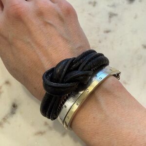 Marc by Marc Jacobs Nautical Knot Leather Bracelet